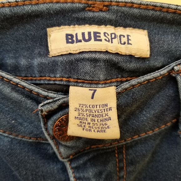 Blue Spice Super Soft Jegging Skinny Ankle Jeans Leggings Size 7 (Waist 28") - Picture 5 of 6
